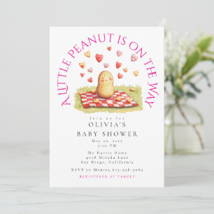 A Little Peanut is on the Way Baby Shower Invitation