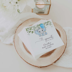 A Little Peanut Is On The Way Baby Shower  Napkin