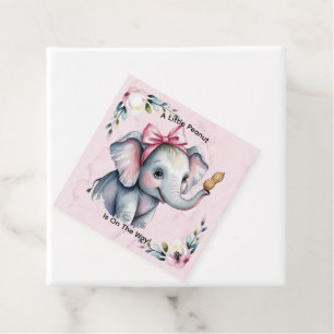 A Little Peanut Is On The Way Thank You Favour Tags