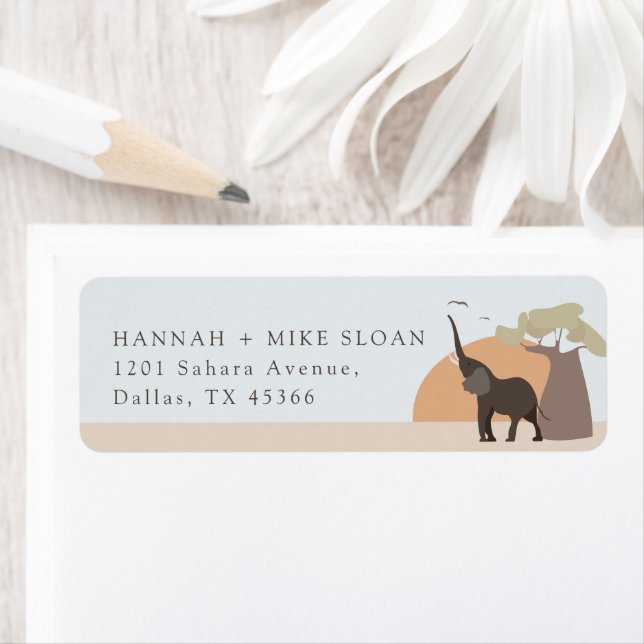 A Little Peanut | Safari Desert Return Address (Insitu)