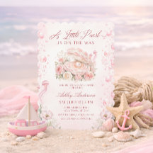 A Little Pearl Girl Baby Shower