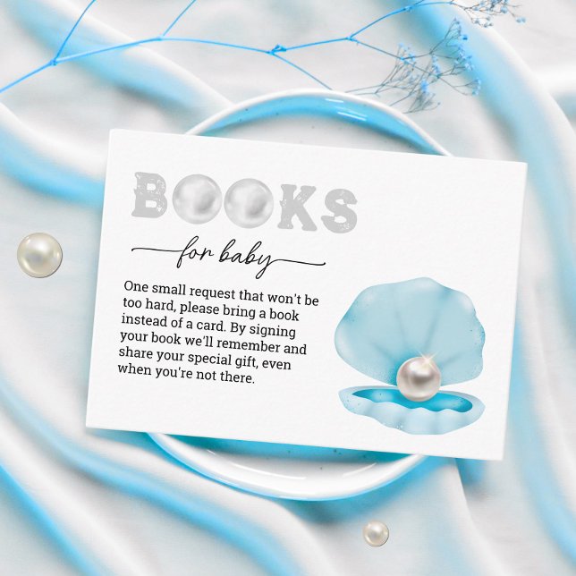 A little pearl is on the way Books for Baby Enclosure Card (Creator Uploaded)