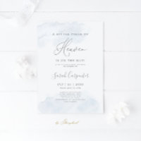 A Little Piece of Heaven Baby Shower Boy