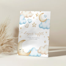 A little piece of heaven baby shower diaper raffle
