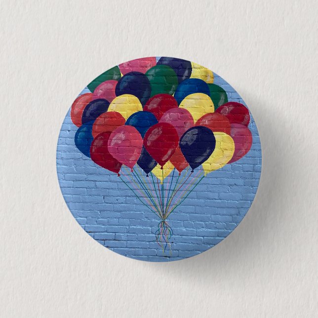 A little Pop of Colour 3 Cm Round Badge (Front)
