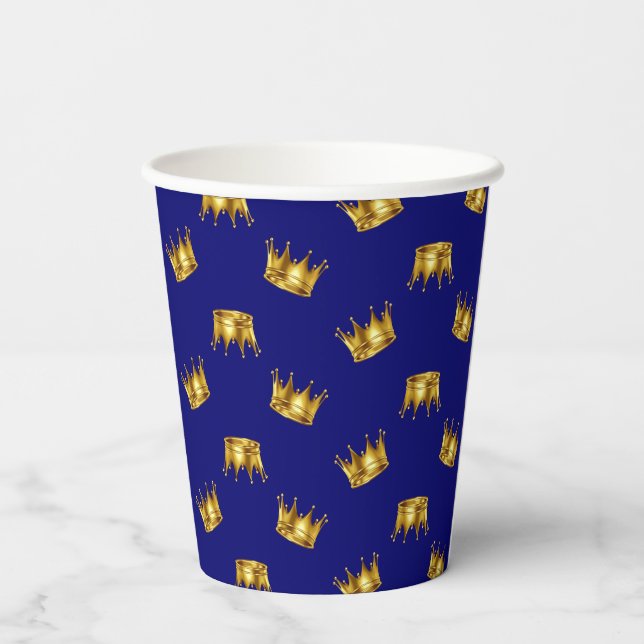 A Little Prince Baby Shower Paper Cups (Back)