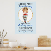 A Little Prince Is On The Way Baby Shower