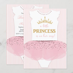 A Little Princess Baby Shower Invitation