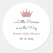 A Little Princess is on the Way Labels, Favour