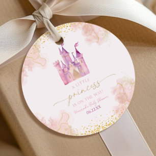 A Little Princess Royal Castle Baby Shower Favour Tags