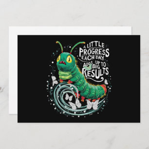 A Little Progress Each Day Hungry Caterpillar  Invitation