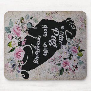 A Little Pug Goes With Everything Gift For Kids Mouse Mat