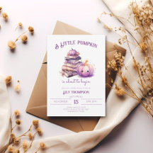 A Little Pumpkin Autumn Fall Baby Shower 