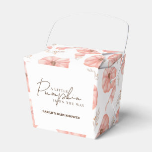 A Little Pumpkin Baby Shower Favour Box