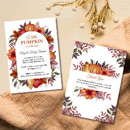 A Little Pumpkin Baby Shower Invitation | Fall