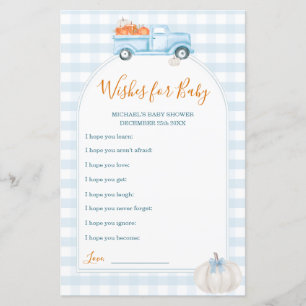 A Little Pumpkin Blue Truck Wishes for Baby Game