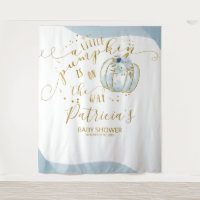 A Little Pumpkin Boy Baby Shower Backdrop