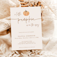 A Little Pumpkin Fall Baby Shower | Gender Neutral
