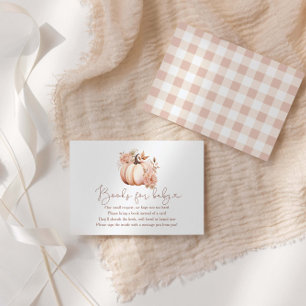 A Little Pumpkin Fall Books For Baby Enclosure Card