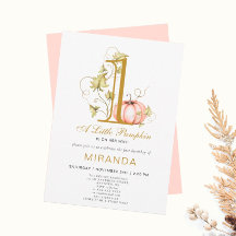 A Little Pumpkin First birthday of