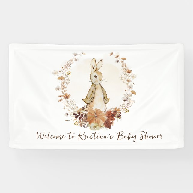 A little pumpkin Flopsy Bunny is on the way banner (Horizontal)