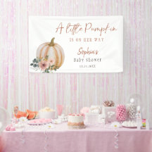 A Little Pumpkin Floral Baby Shower