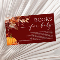A Little Pumpkin Floral Baby Shower Books For Baby