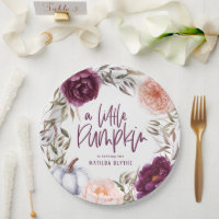 A little pumpkin floral fall birthday party
