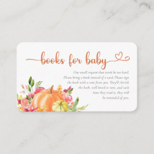A Little Pumpkin Fox Is On The Way Books For Baby Enclosure Card