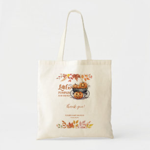 A Little Pumpkin Halloween Fall Baby Shower Tote Bag