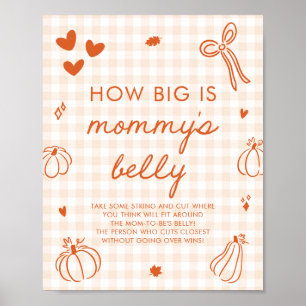 A Little Pumpkin How big is mummy's belly Game Poster