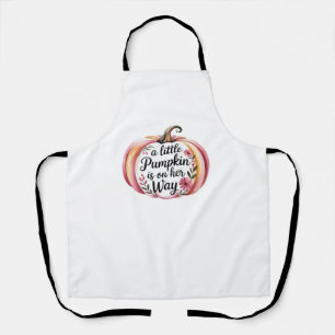 a little Pumpkin is on her Way Classic T-Shirt Apron