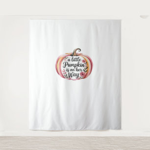 a little pumpkin is on his way Classic T-Shirt Tapestry