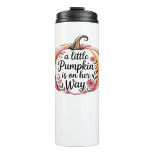 a little pumpkin is on his way Classic T-Shirt Thermal Tumbler