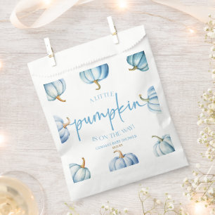 A Little Pumpkin Is On The Way! Baby Shower Favour Bags