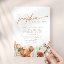 A Little Pumpkin is on the Way Baby Shower