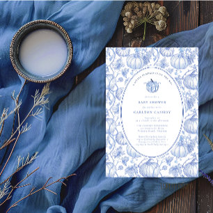 A Little Pumpkin is On the Way Baby Shower  Invitation