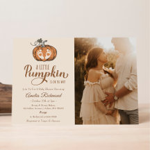 A Little Pumpkin Is On The Way Baby Shower Party