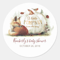 A Little Pumpkin Is On The Way Fall Baby Shower