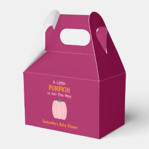 A Little Pumpkin Is On The Way Favour Box