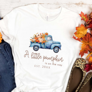 A Little Pumpkin Is On The Way Mum To Be  T-Shirt
