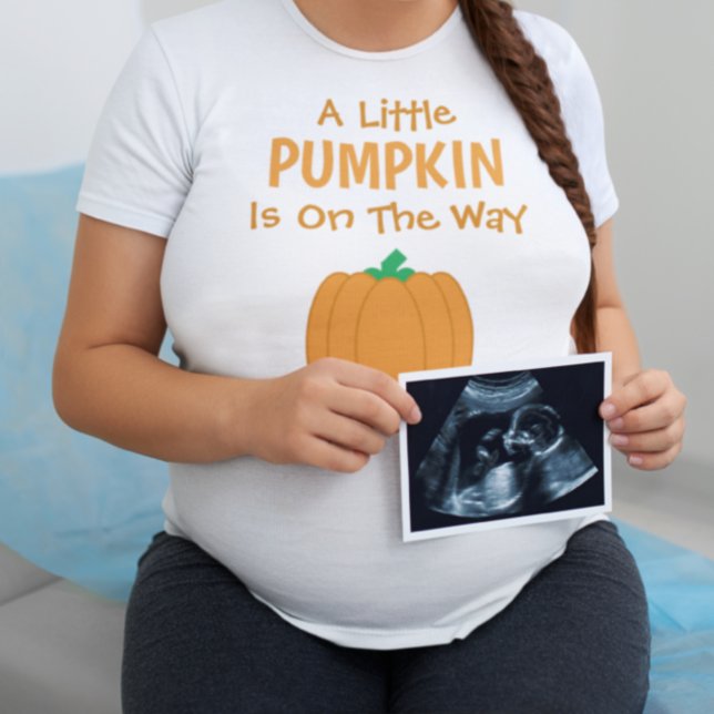 A Little Pumpkin Is On The Way T-Shirt (Creator Uploaded)