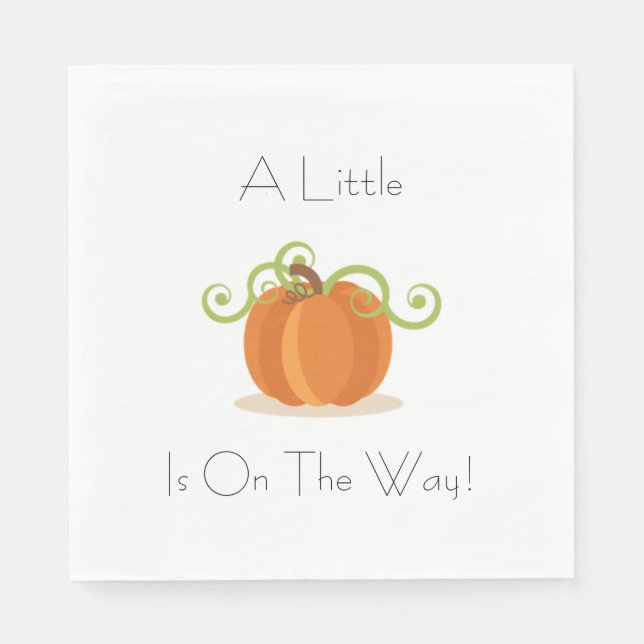 A Little Pumpkin Napkins (Front)