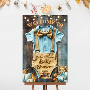 A Little Pumpkin Romper Welcome Sign 