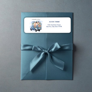 A Little Pumpkin Truck Watercolor Baby Shower