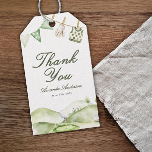 A Little Putter Is On The Way Boy Baby Shower  Gift Tags