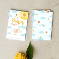 A Little Ray of Sunshine Baby Shower Diaper Raffle