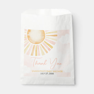 A Little Ray of Sunshine Baby Shower Favour Bags