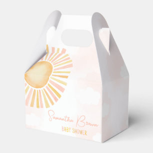 A Little Ray of Sunshine Baby Shower Favour Box