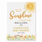 A Little Ray Of Sunshine Baby Shower Welcome